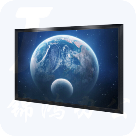 红叶（HONGYE）120寸4：3画框幕高清弹性画框幕灰幕投影幕布 白塑 2.44*1.85