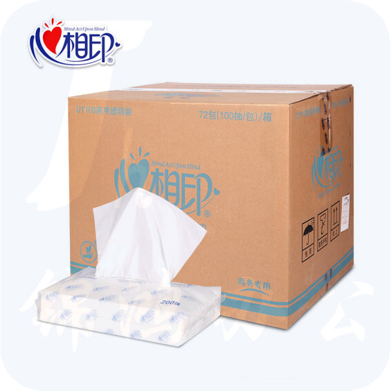 心相印  DT100  双层100抽/包*72包/箱 190mm*210mm