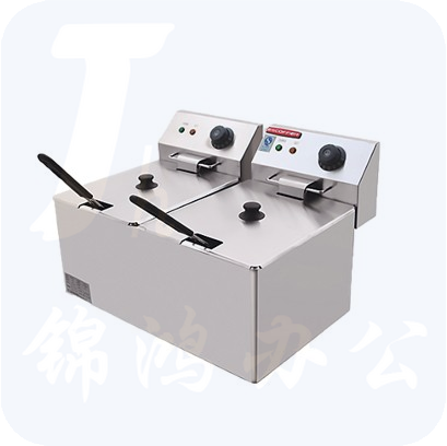 埃科菲双缸双筛电炸炉JE-DZ-8L-2  货号：JC