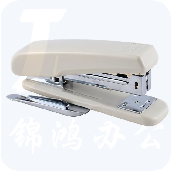 晨光 12号侧带起钉器订书机 金属拉杆办公订书器 ABS92718 灰