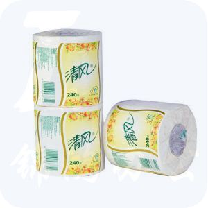 清风原木纯品3层卷筒卫生纸10卷/提B22AB3