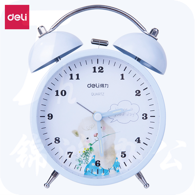 得力8836打铃闹钟(蓝色)