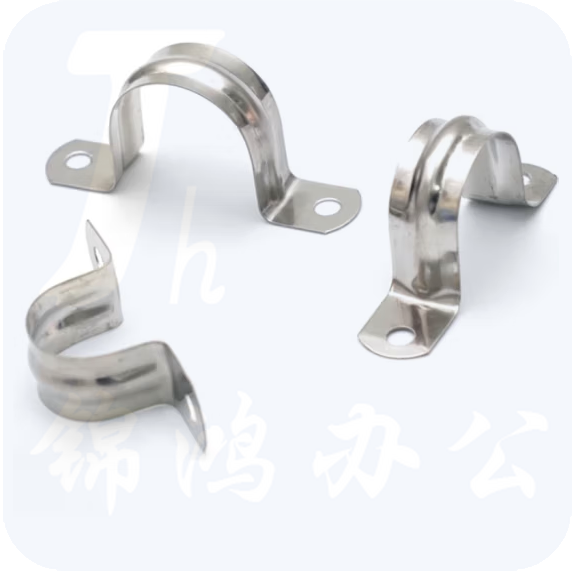 骑马卡不锈钢管卡  固定卡扣线管卡  货号：YC