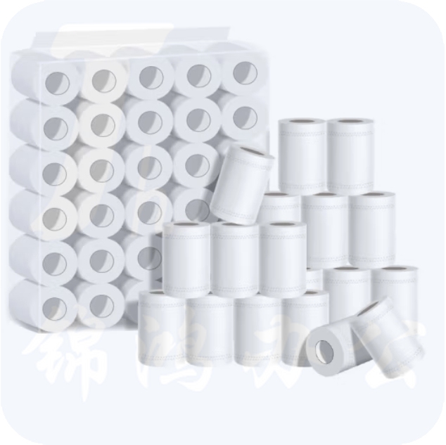 卫生纸卷纸 4层100克 有芯小卷纸厕纸10卷/提 简装 货号；yc