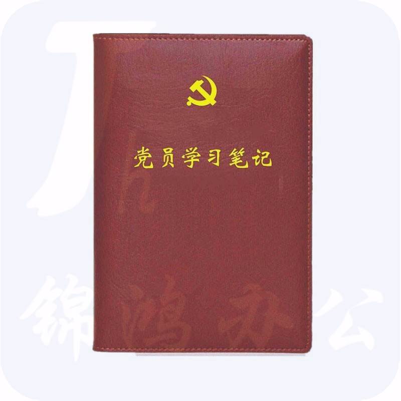 斯图 SITOO 党员学习笔记本 A5 单本装 棕色（个）
