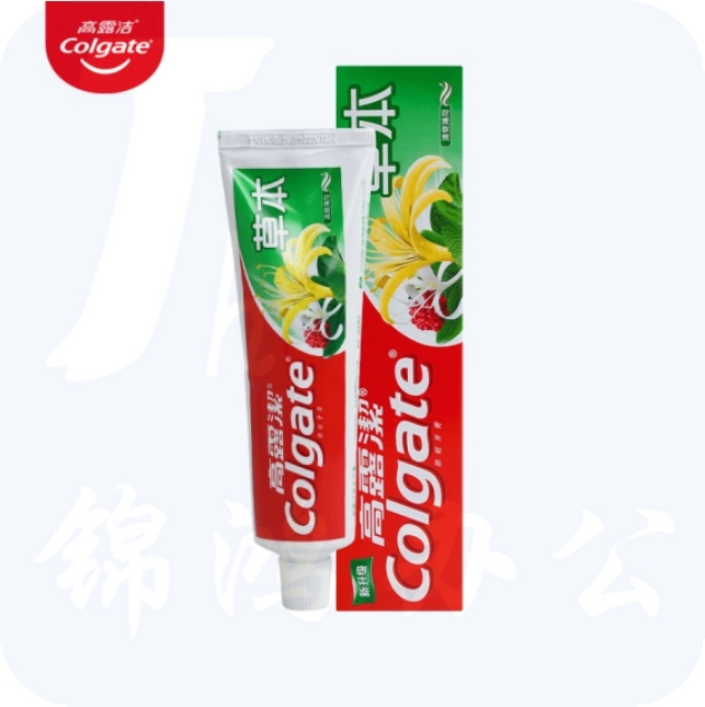 高露洁牙膏140g草本去火固齿清新