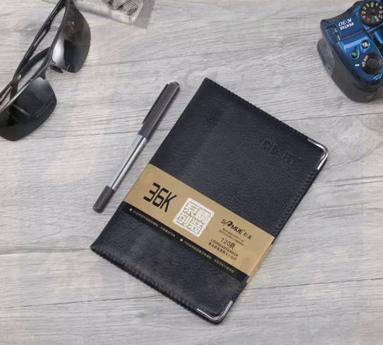 杉友  36K皮面笔记本 记事本   120页   货号：LJ