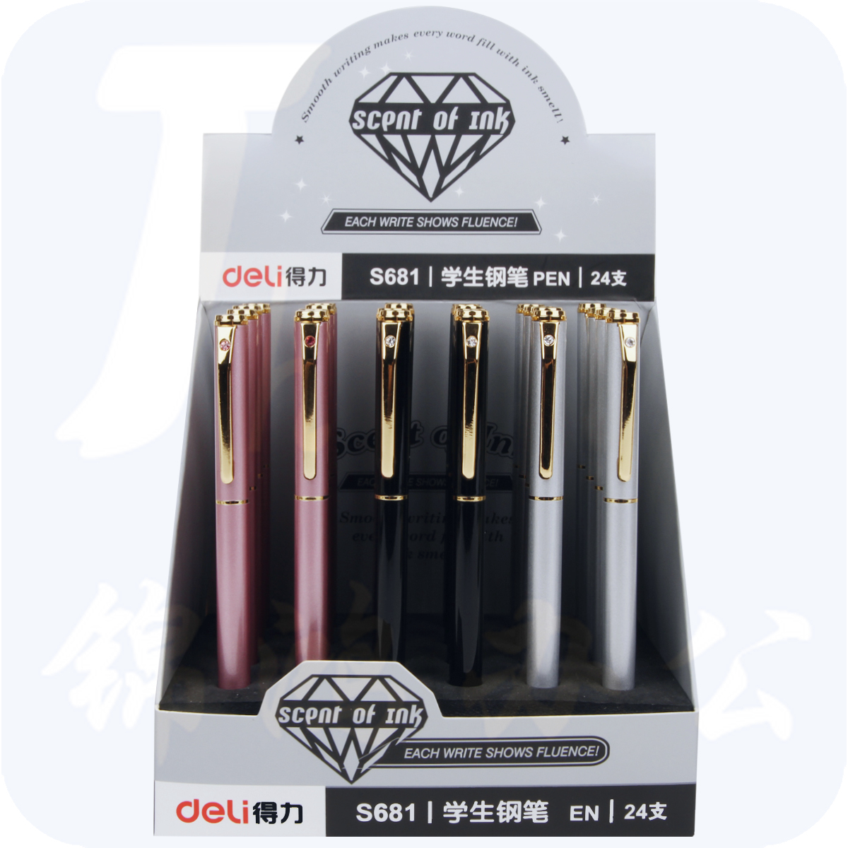 得力S681钢笔 EF暗尖(默认黑色)