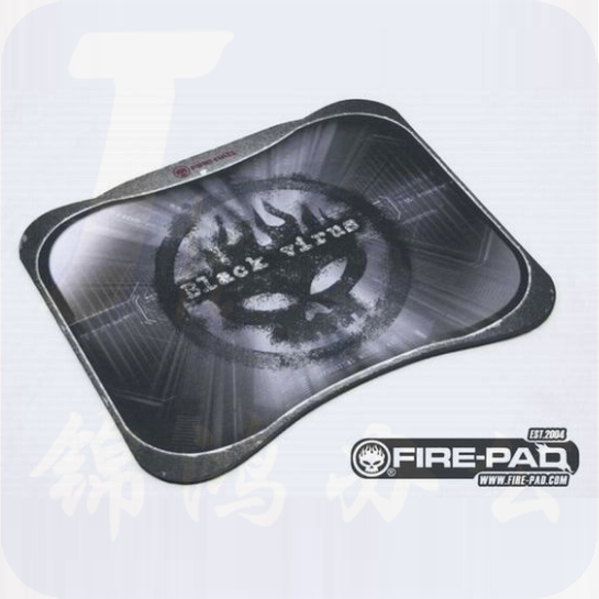 地狱火  黑色病毒 游戏鼠标垫   3张/包  货号：YC