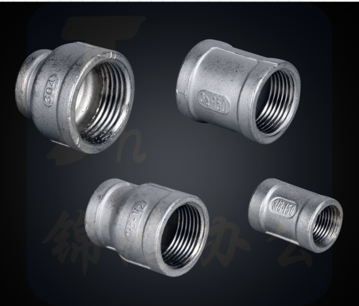 钢管内丝/管箍/管古/圆管/水管接头/内接变径管箍 4分变6分