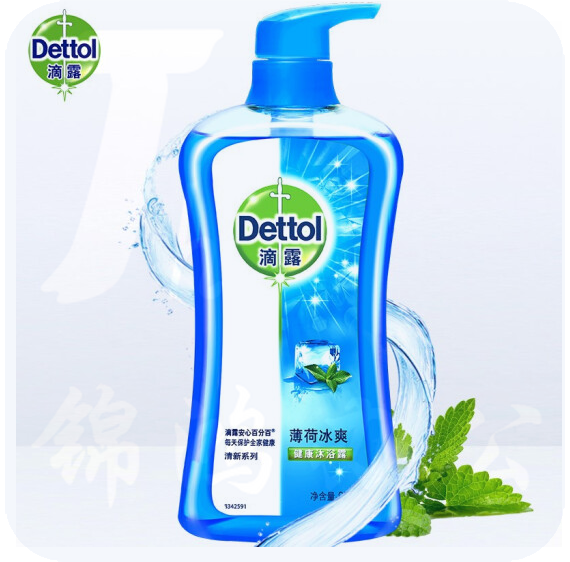 滴露 950g 健康沐浴露薄荷冰爽身体沐浴乳沐浴液