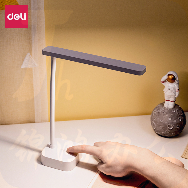 得力17856_LED台灯(白色)(台)82*82*286mm