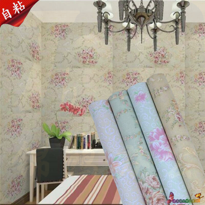 自粘壁纸电视背景墙宿舍贴纸