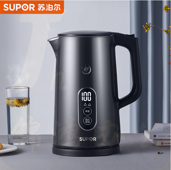 苏泊尔（SUPOR）SW-17J63A 电热水壶 1.7L大容量