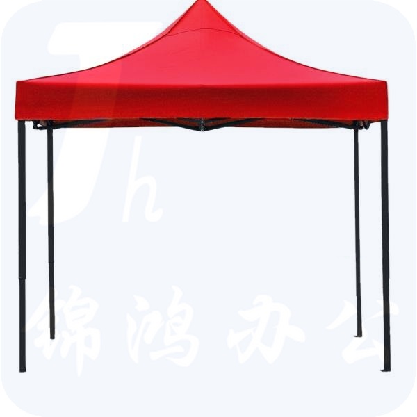 户外遮雨棚 防疫帐篷  3M*3M大小 伸缩式遮阳蓬 红色