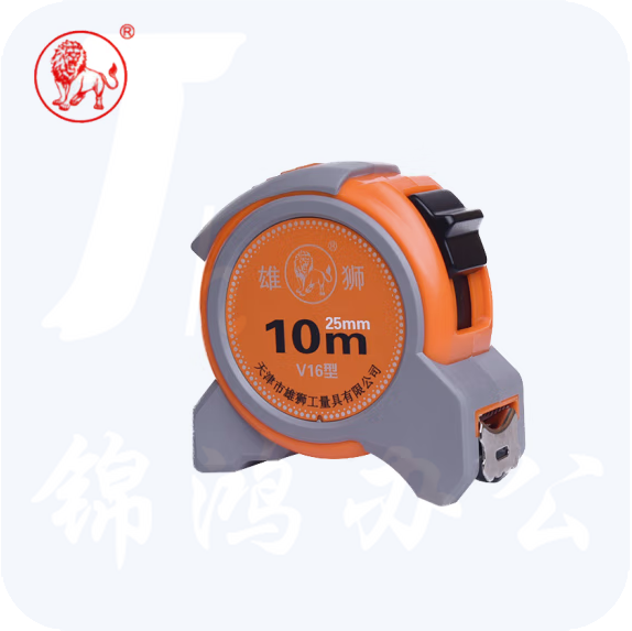 雄狮 10米盒尺（V16型）盒尺钢卷尺公制盒尺尺子