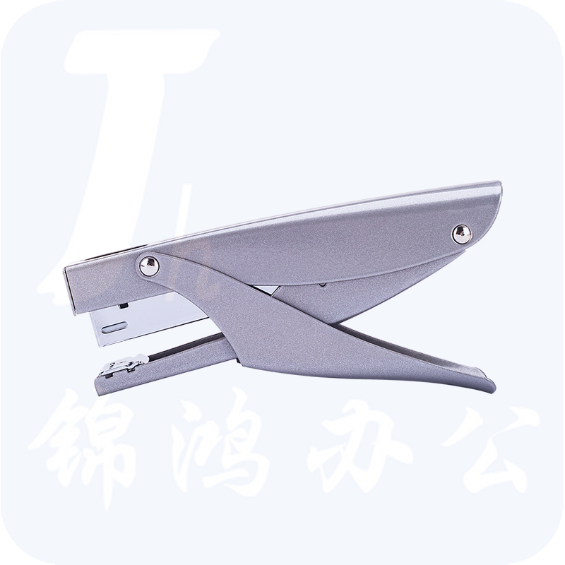 得力0346手握式订书机(银)