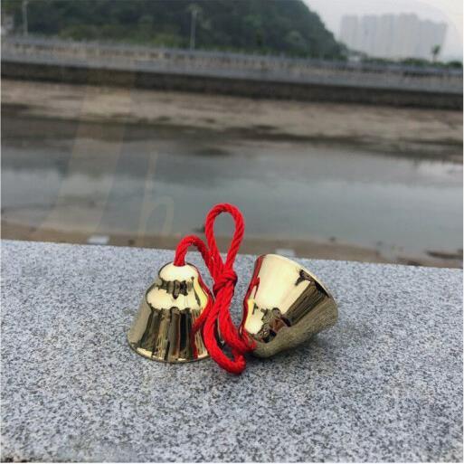 奥尔夫打击乐器碰钟一对   直径4.5CM