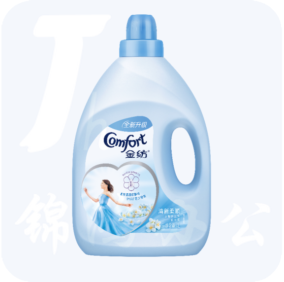 金纺衣物柔顺剂护理剂 柔软留香防静电 清新依兰花香4L
