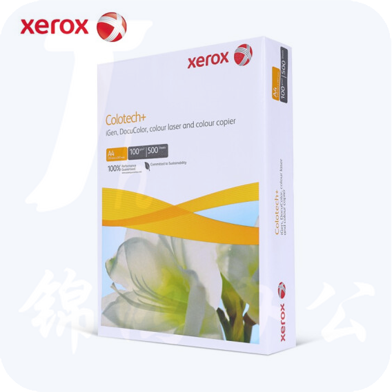 富士施乐Colotech+彩激纸 彩色激光打印纸 100g A4 500张/包（单位：包）