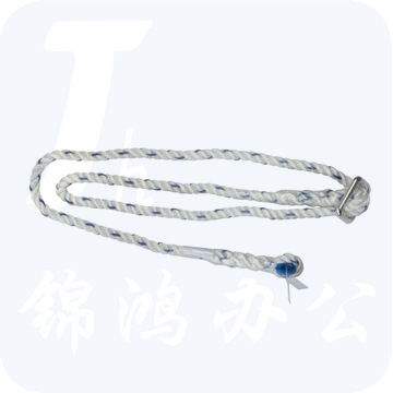 代尔塔 502021 2米可调安全绳 EX021 (1-2M) 白色