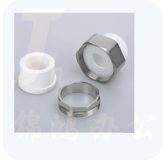 加厚铜/铁 4分20PPR双头活接水管 内丝外牙合接头