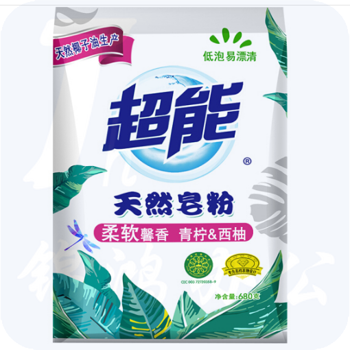 超能(CHAONENG)天然皂粉680g 12袋/件