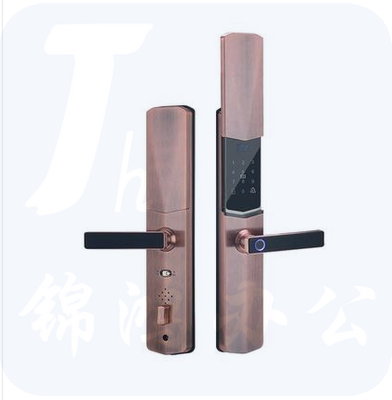 指纹锁 家用防盗防水全自动密码锁 单面防水 智能门锁  货号：JC