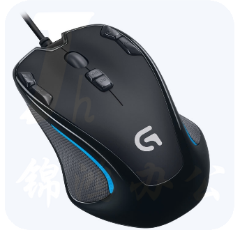 罗技（G）G300s有线鼠标 9个可编程G键