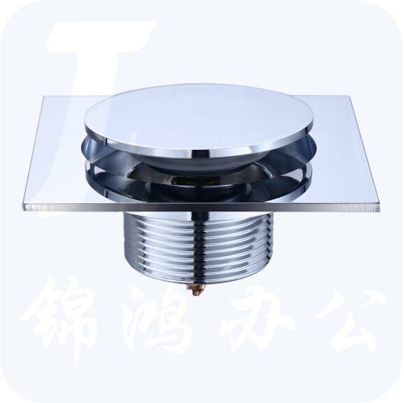 弹跳式、脚踩式铜封水地漏 防返水 防臭 温泉 浴池 景观池蓄水地漏