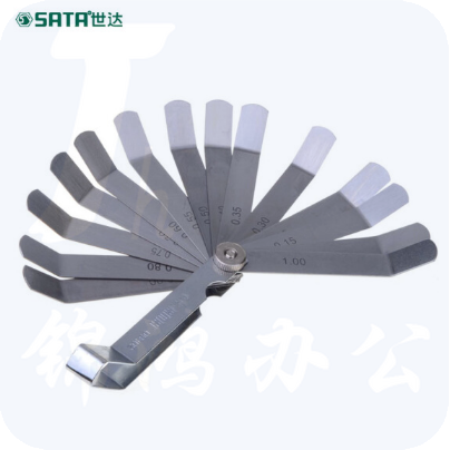 世达（SATA）16件套塞尺0.05-1.00MM货号09402