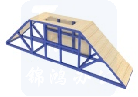 紧急避险训练器材 长5900mm×宽1000mm×高1230mm
