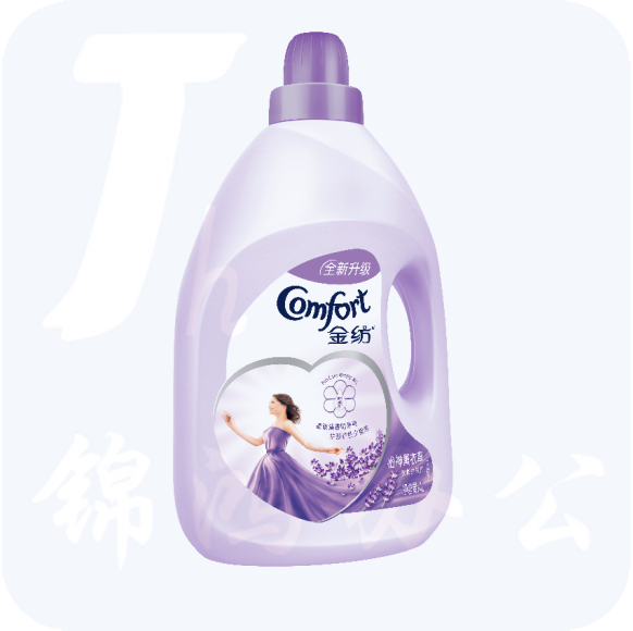 金纺 4L衣物柔顺剂护理剂  怡神薰衣草