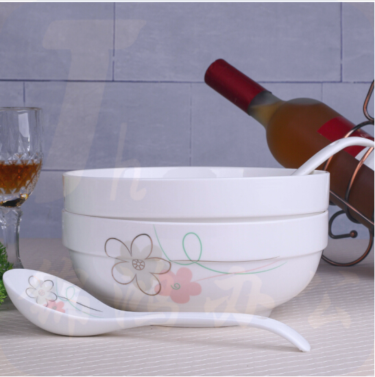  9英寸陶瓷七彩梦大汤碗 2个