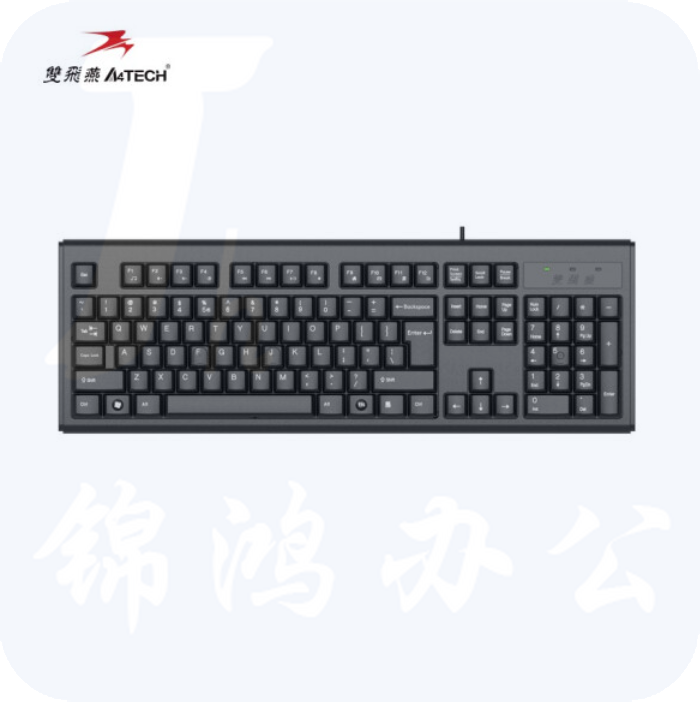 爱国者（aigo）有线键盘台式笔记本电脑外设家用办公游戏商务吃鸡USB舒适手托防水静音