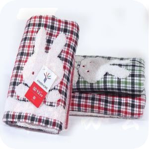 金号金笛面巾 RA365WH 78*34cm 双层无捻提绣