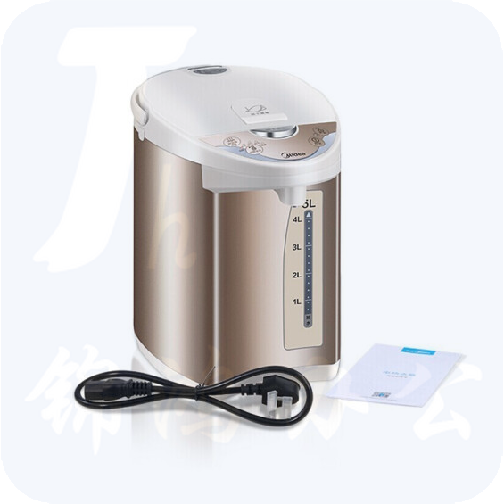 美的（Midea）PF701-50T 电热水瓶热水壶304不锈钢家用5L大容量