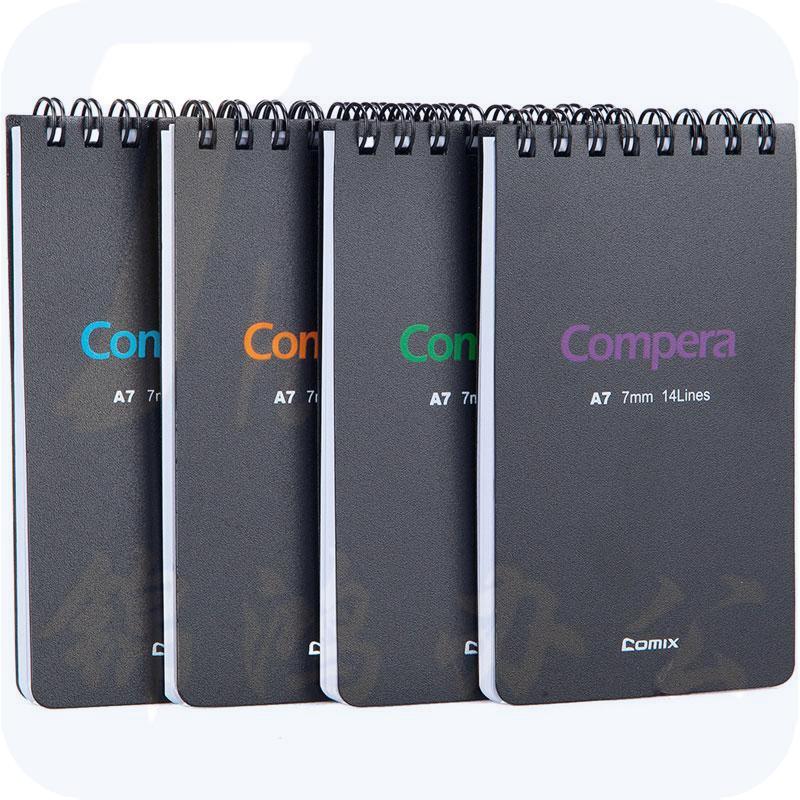 齐心 CPA7507 Compera 双螺旋PP面本 A7 5页混色