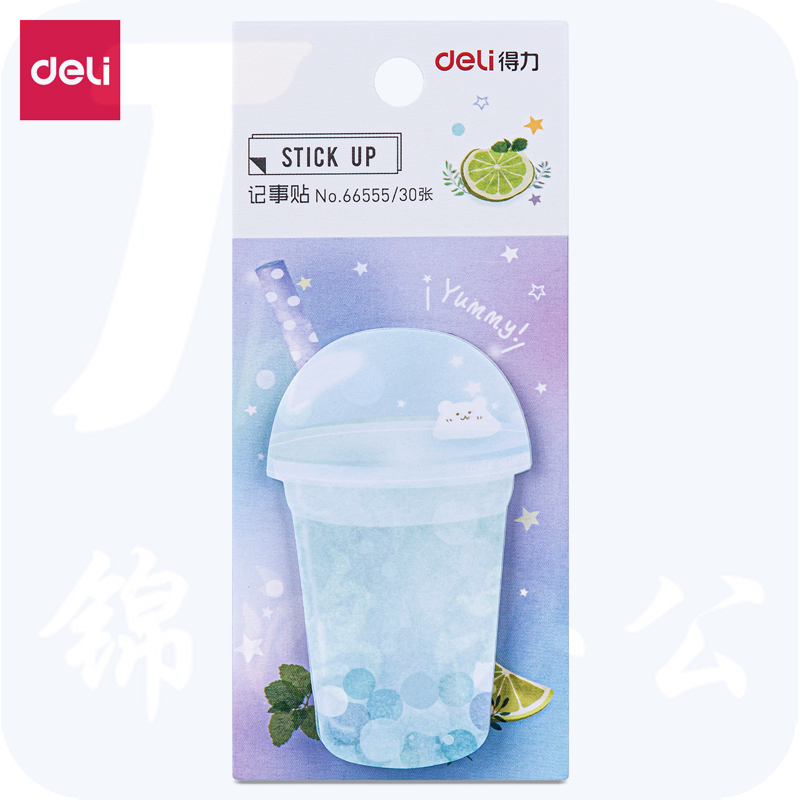 得力66555 记事贴 (24本/包) 43mm*71mm-30张(混)