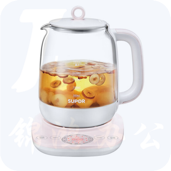 苏泊尔（SUPOR）15Y16 粉色800W  1.5L 养生壶煮多功能家用茶壶