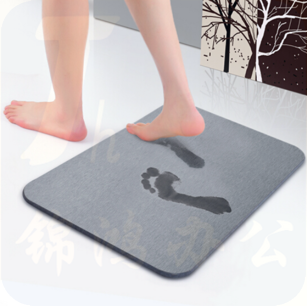 硅藻泥吸水脚垫  60*40cm   2个装