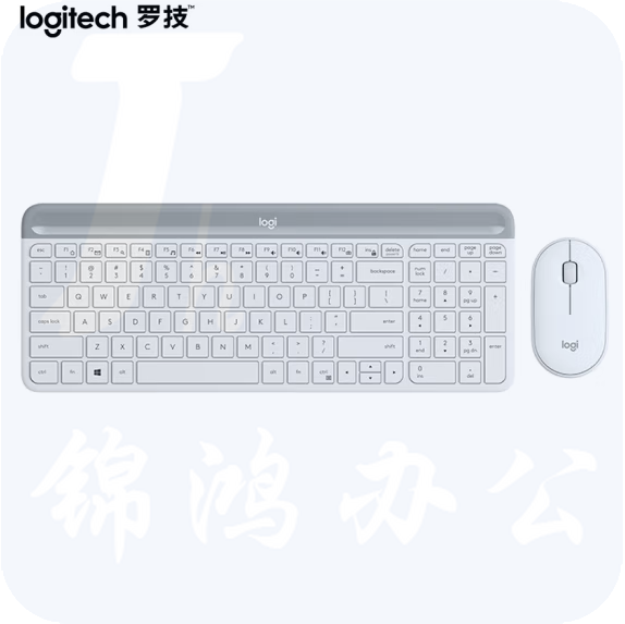 罗技 MK470 键鼠套装 无线键鼠套装 全尺寸超薄 无线2.4G接收器