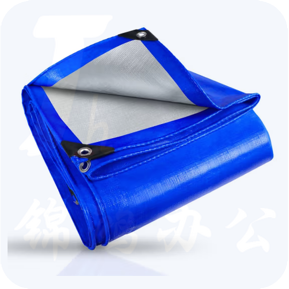 苫布4*6米蓝银布防雨布防晒苫布遮挡篷布