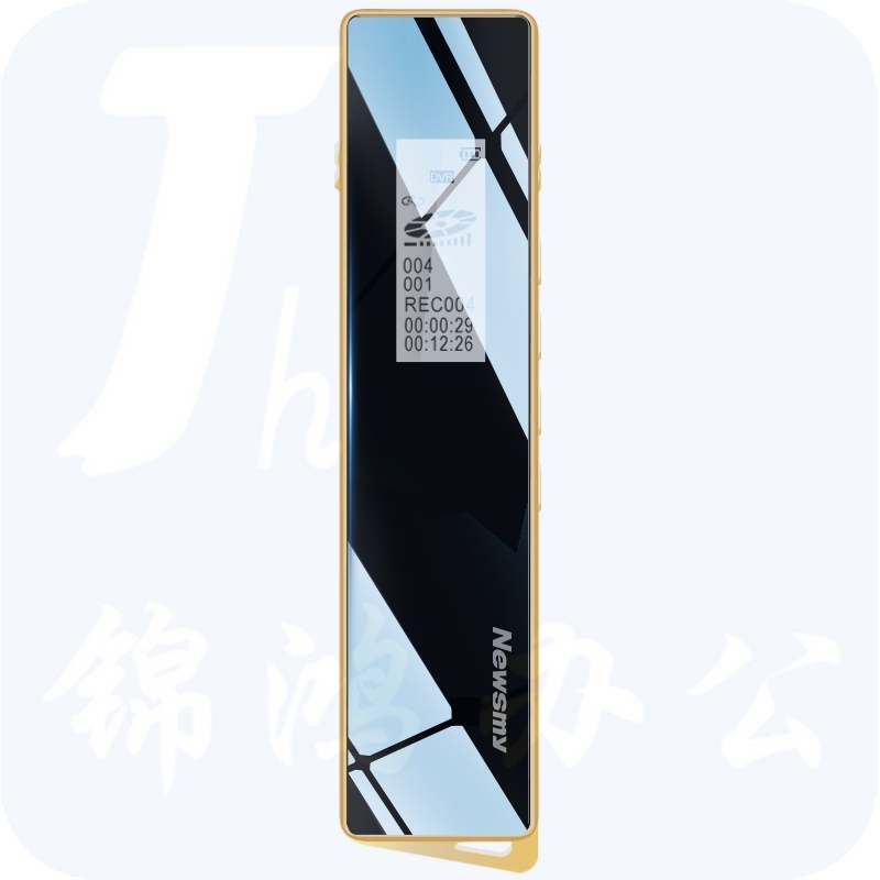 纽曼（Newsmy）录音笔 V03 8G 专业普及微型高清降噪 学习/会议采访取证适用 MP3播放器 金色