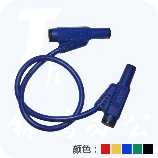 电子实验4MM彩色护套测试线KT4ABD52叠插跌插香蕉头  100CM