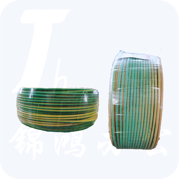 津达 WDZB-BYJ-双色10平方 100/盘 电缆  低烟无卤塑铜线