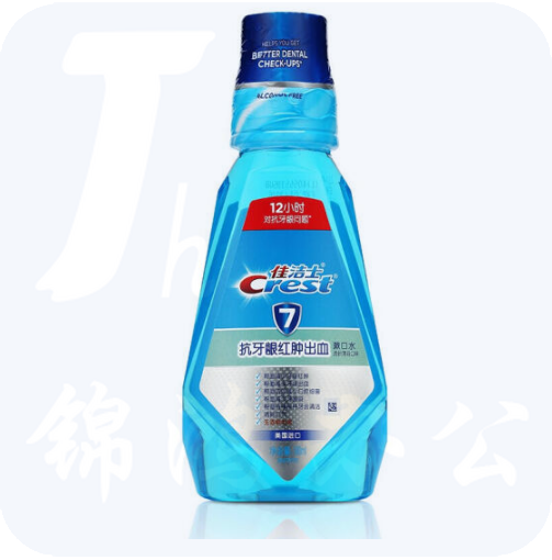 佳洁士 500ML漱口水 抗牙龈红肿出血长效保护牙龈 防出血（12瓶/盒）