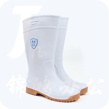 莱尔 SF-11-03 PVC中筒食品靴 43 白色