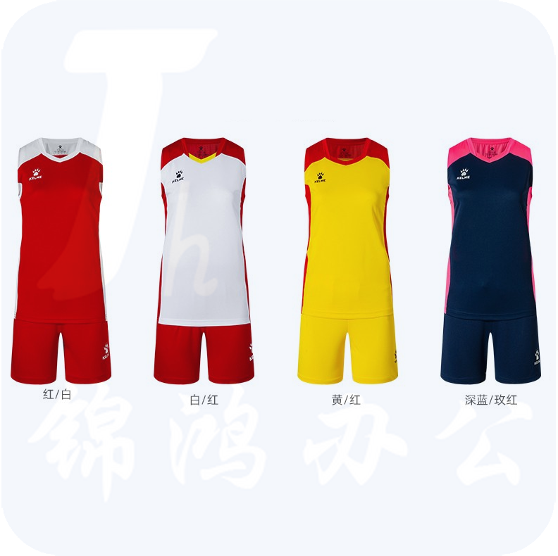 卡尔美/KELME  3802254 女款训练服 运动短袖组队服