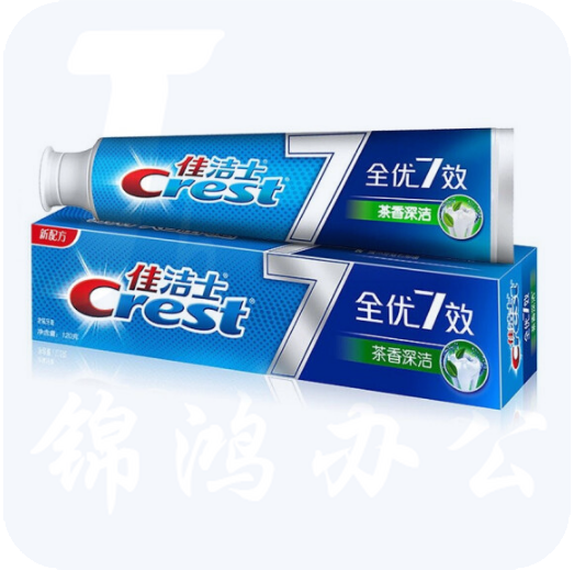 佳洁士120G  7效茶香深洁牙膏 (36支/箱)
